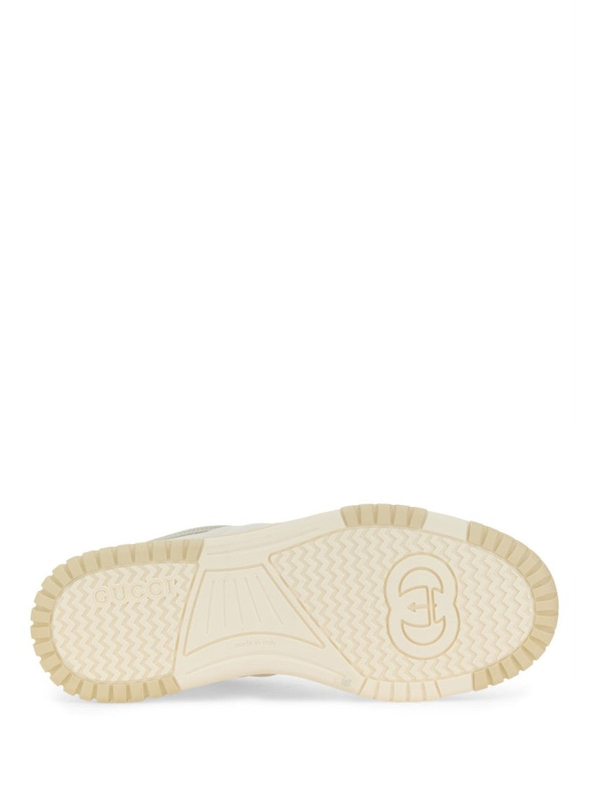 Gucci Leather Sneaker Featuring Sleek Design