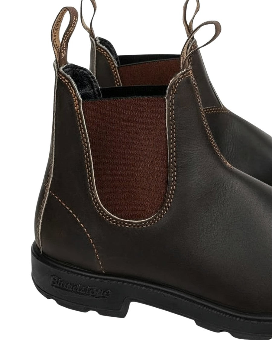 Blundstone Brown Cowhide Leather Ankle Boots
