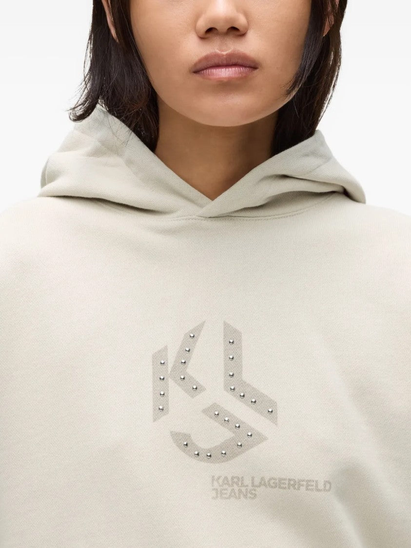 Karl Lagerfeld Classic Fit Sweatshirt With Minimalist Aesthetic