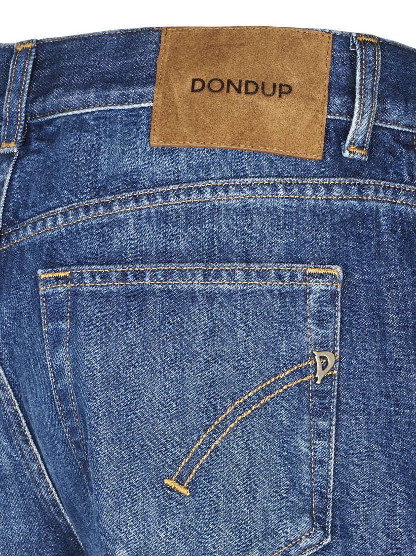 Dondup Straight-Leg Denim Trousers With Signature Branding