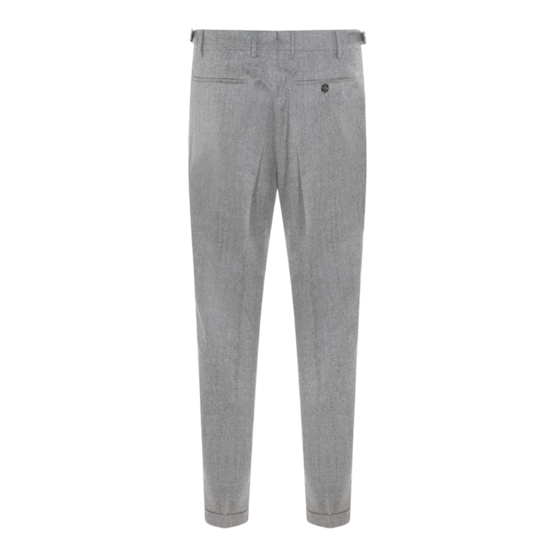 Berwich Tailored High-Waisted Pleated Cuffed-Hem Pants