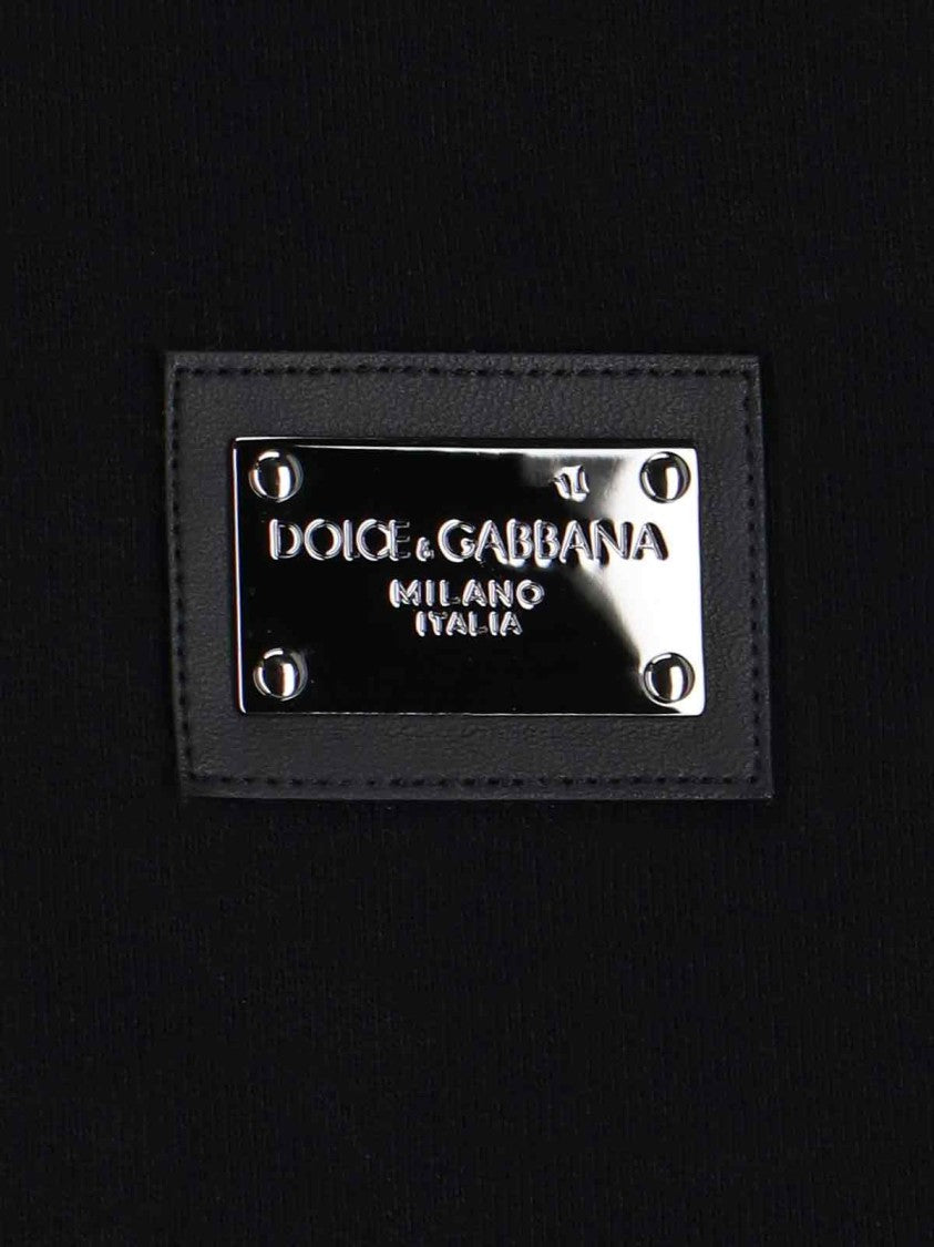 Dolce & Gabbana Logo Crewneck Sweatshirt – Black
