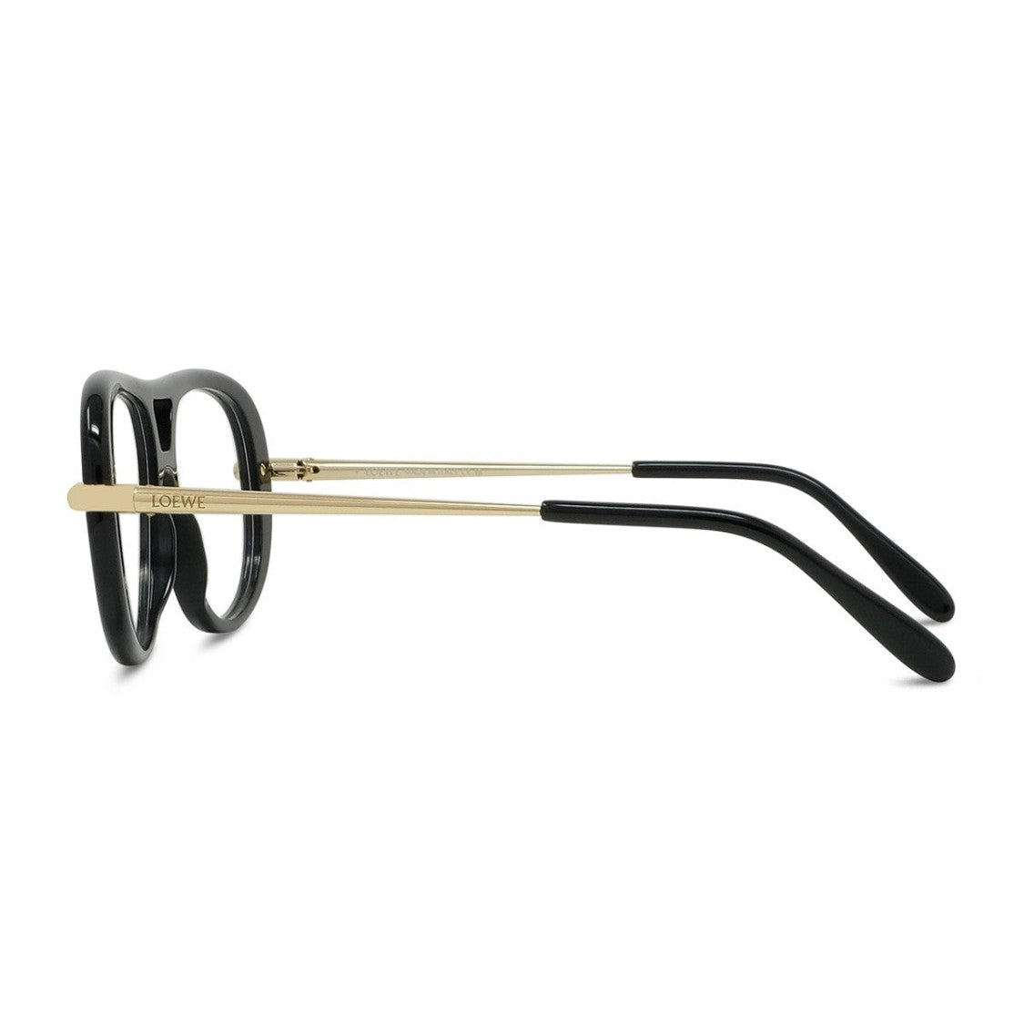 Loewe Black Lw50112i Slim Bold Pilot Acetate Eyeglasses