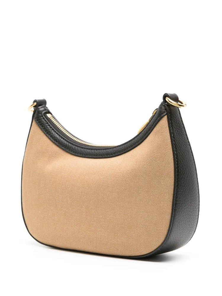 Bally Crescent-Shaped Crossbody Bag With Gold-Tone Hardware