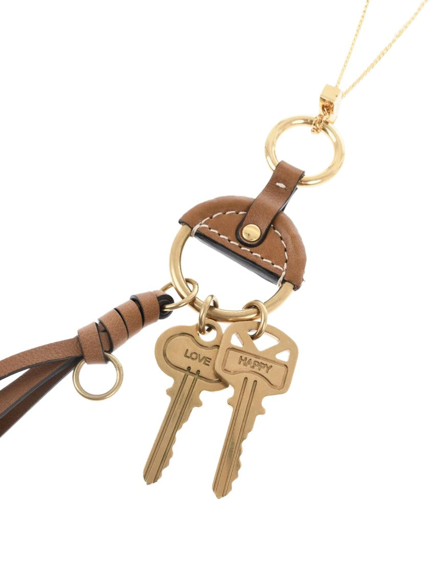 Chloé Keys Charm Pendant Collier Necklace
