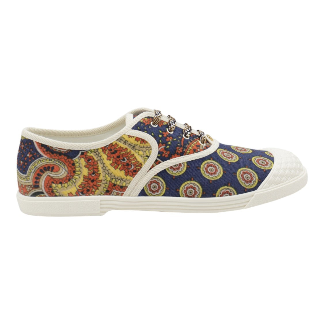 Valentino Garavani Low-Top Sneakers With Intricate Paisley Pattern