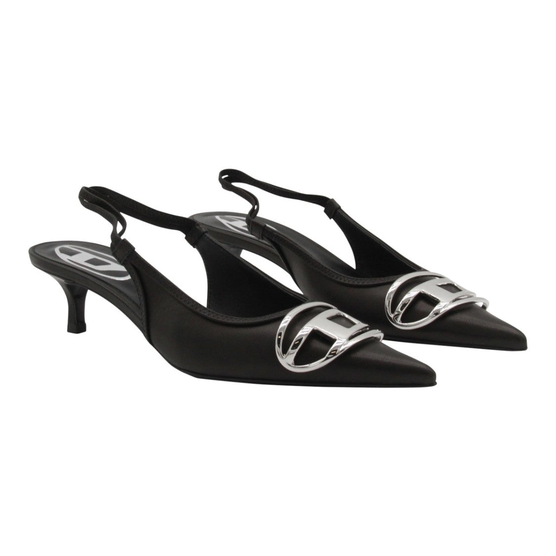 Diesel Pointed Toe Slingback Pumps