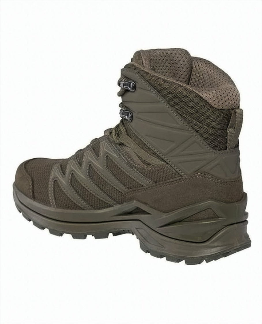 Lowa High-Top Rugged Boots With Suede