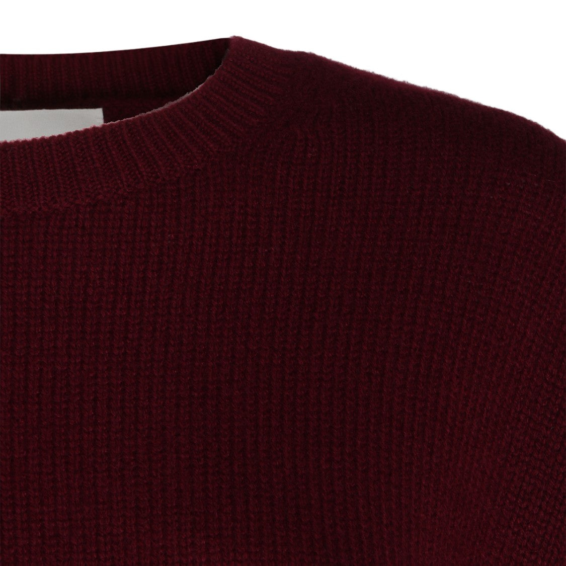 Lisa Yang Ribbed Knit Sweater With Classic Crew Neckline
