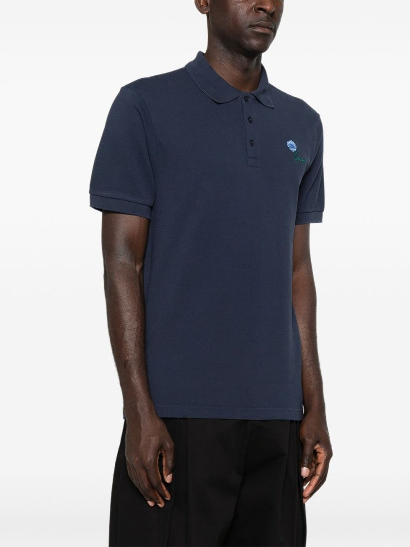 Kenzo Minimalist Crew Neck Short Sleeve Polo
