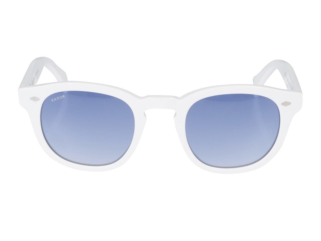 Kador White Jolly Cal 49 Gradient Sunglasses