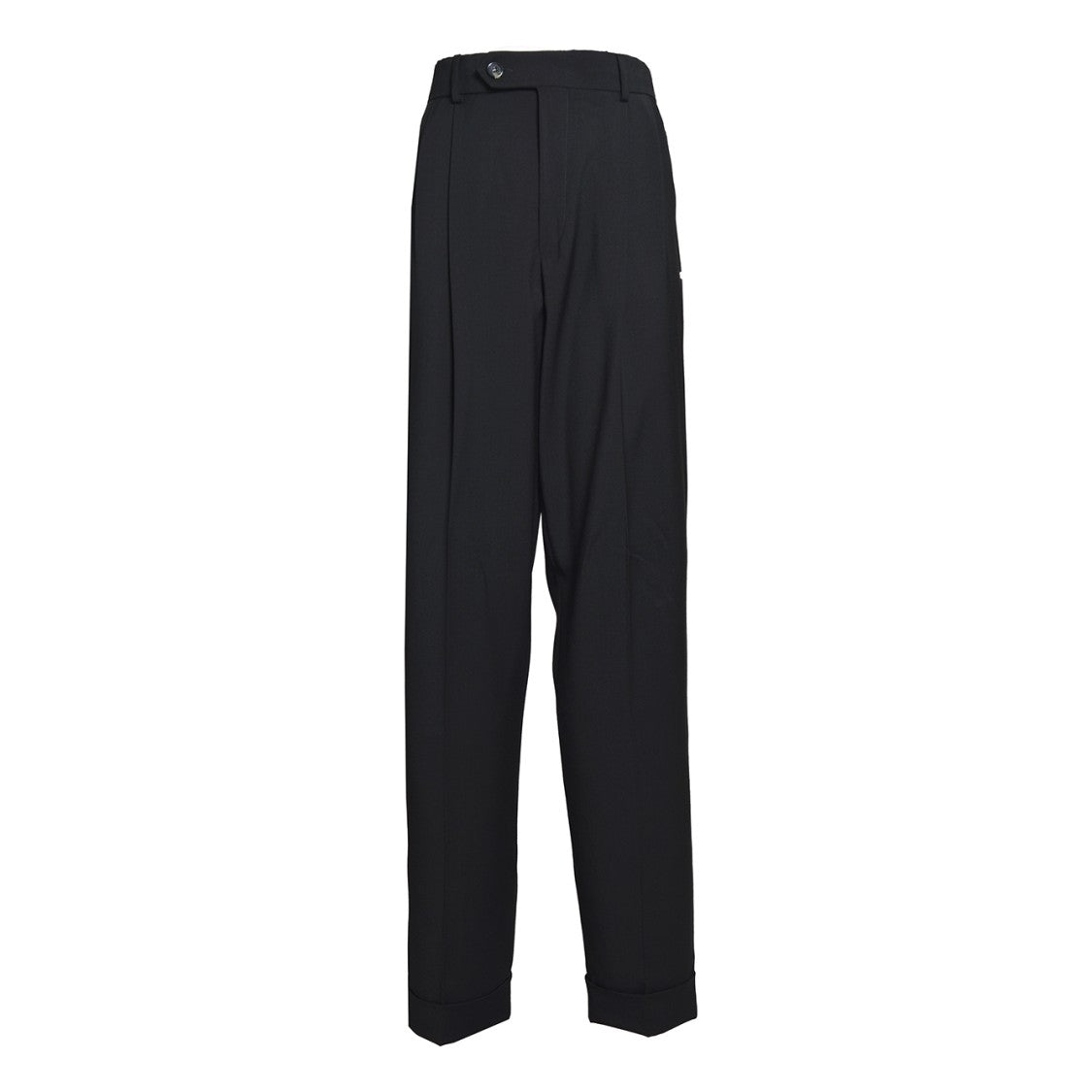 Sportmax Straight-Leg High-Waisted Wool Trousers