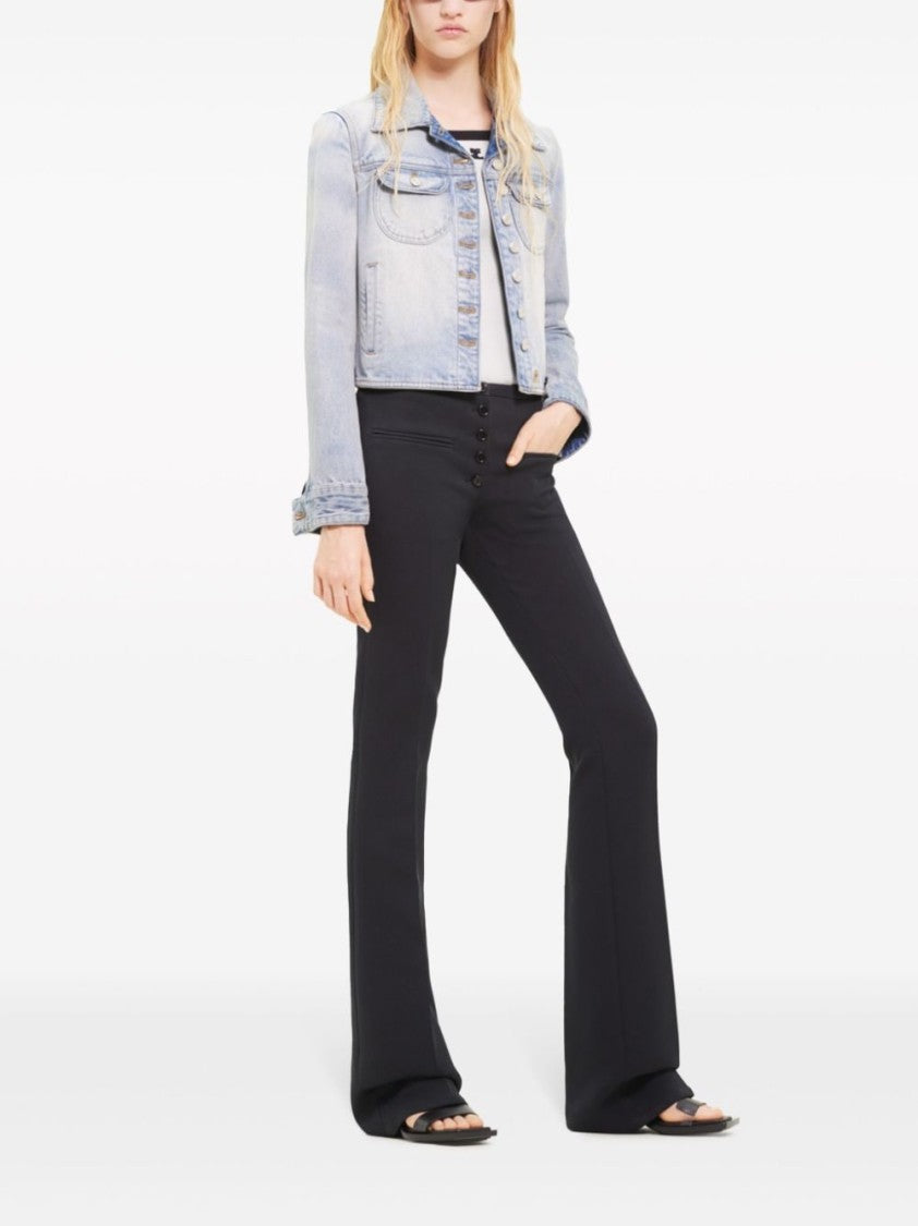 Courrèges Light Blue Cotton Denim Jacket