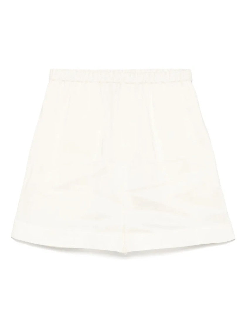 Loulou Studio Light Beige Adonia Shorts