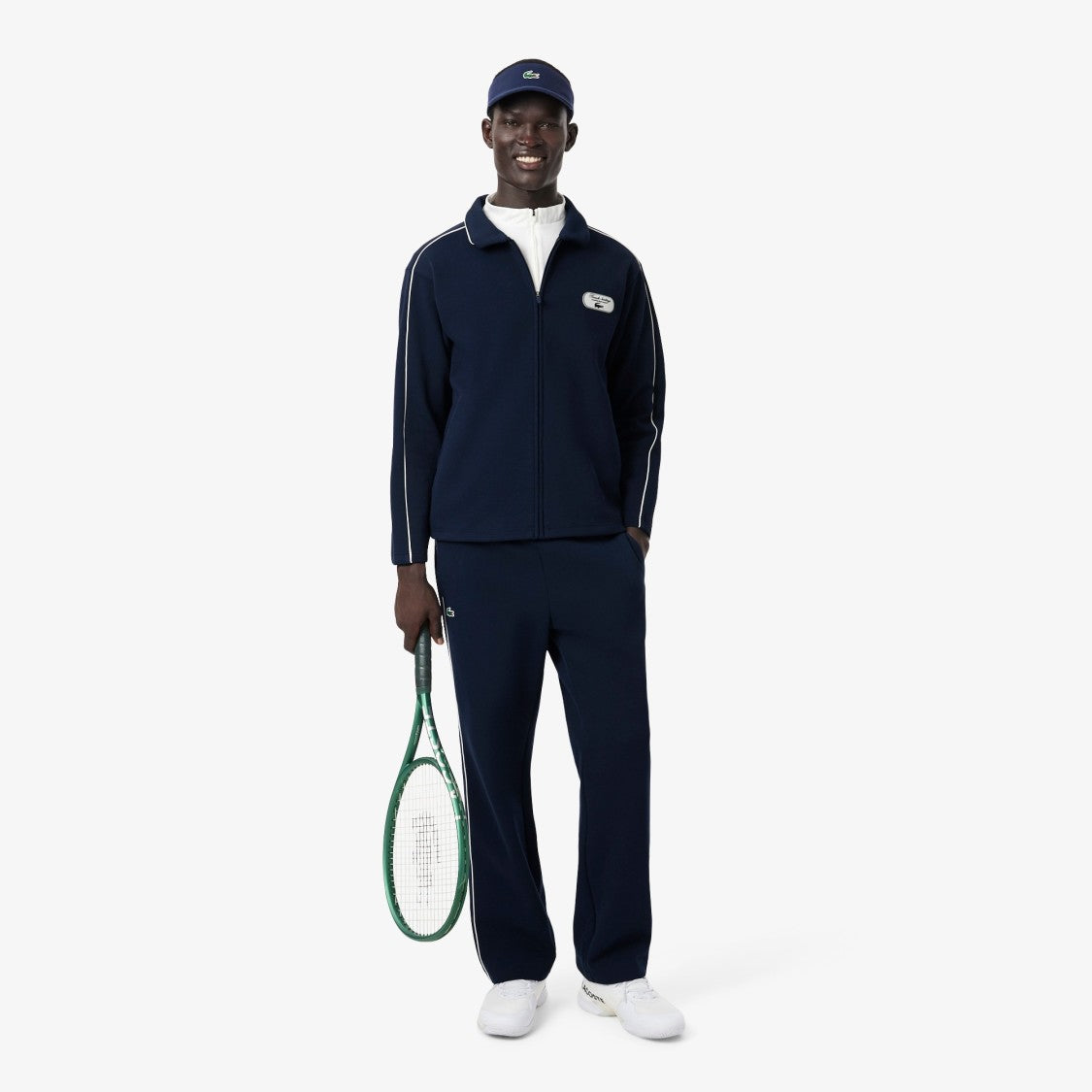 Lacoste Americane Navy Piped Casual Jacket