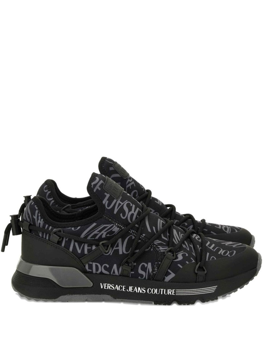 Versace Jeans Couture Logo Allover Slip On Sneaker