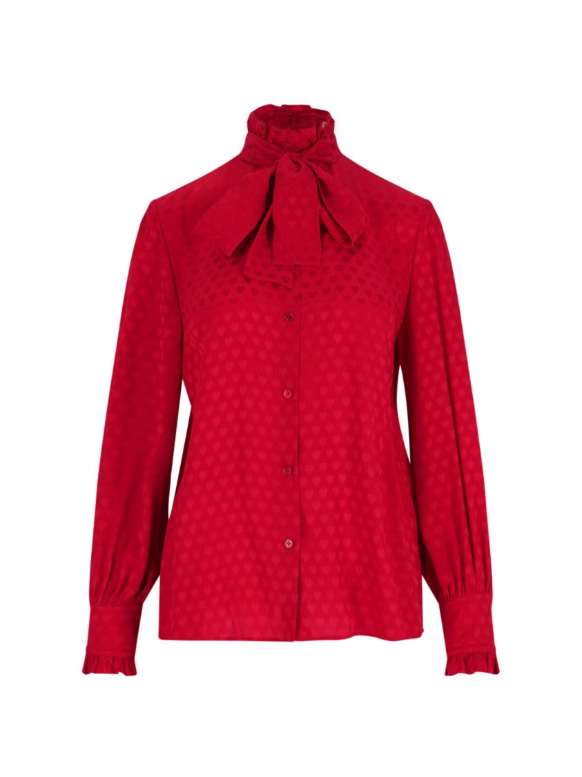 Valentino Silk Shirt – Red