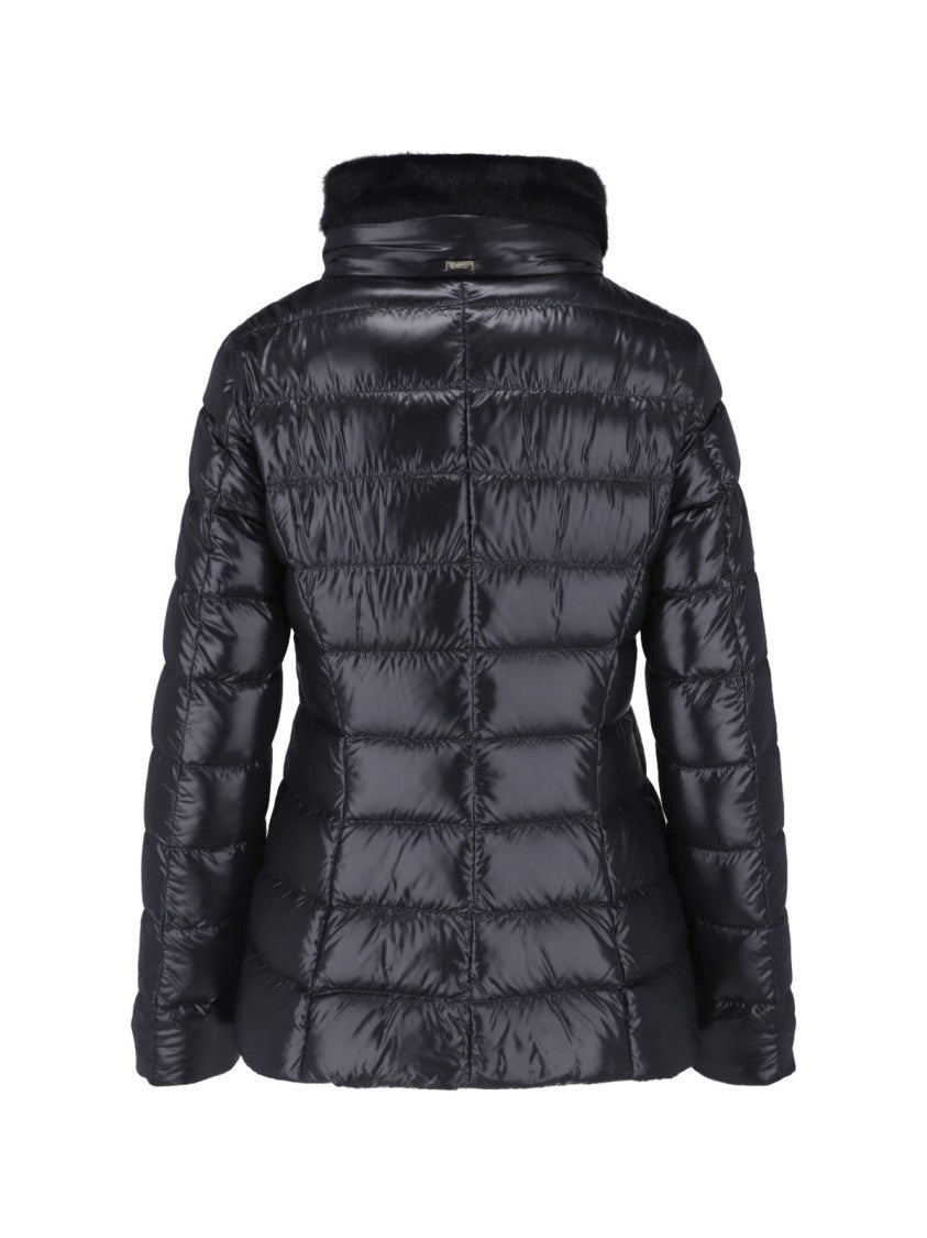Herno Black Claudia Waterproof Down Jacket
