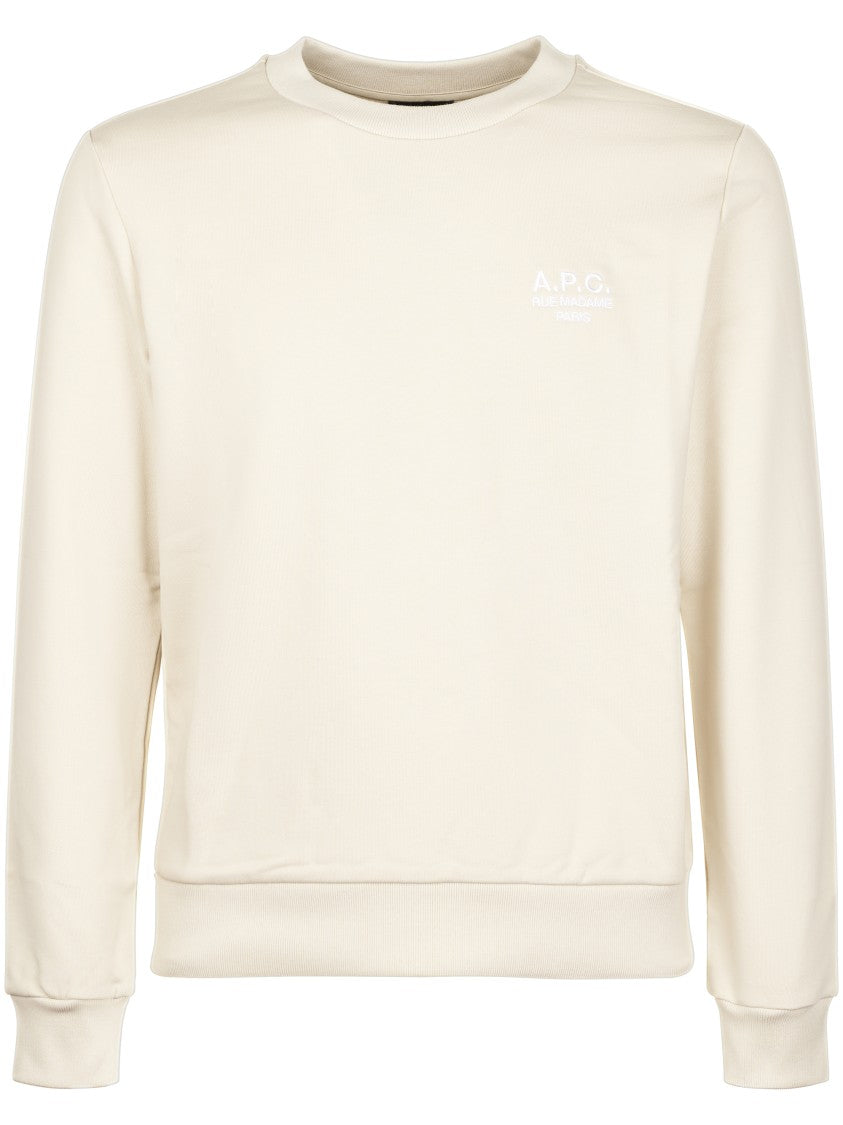 A.P.C. Minimalist Crewneck Sweater In Organic Cotton