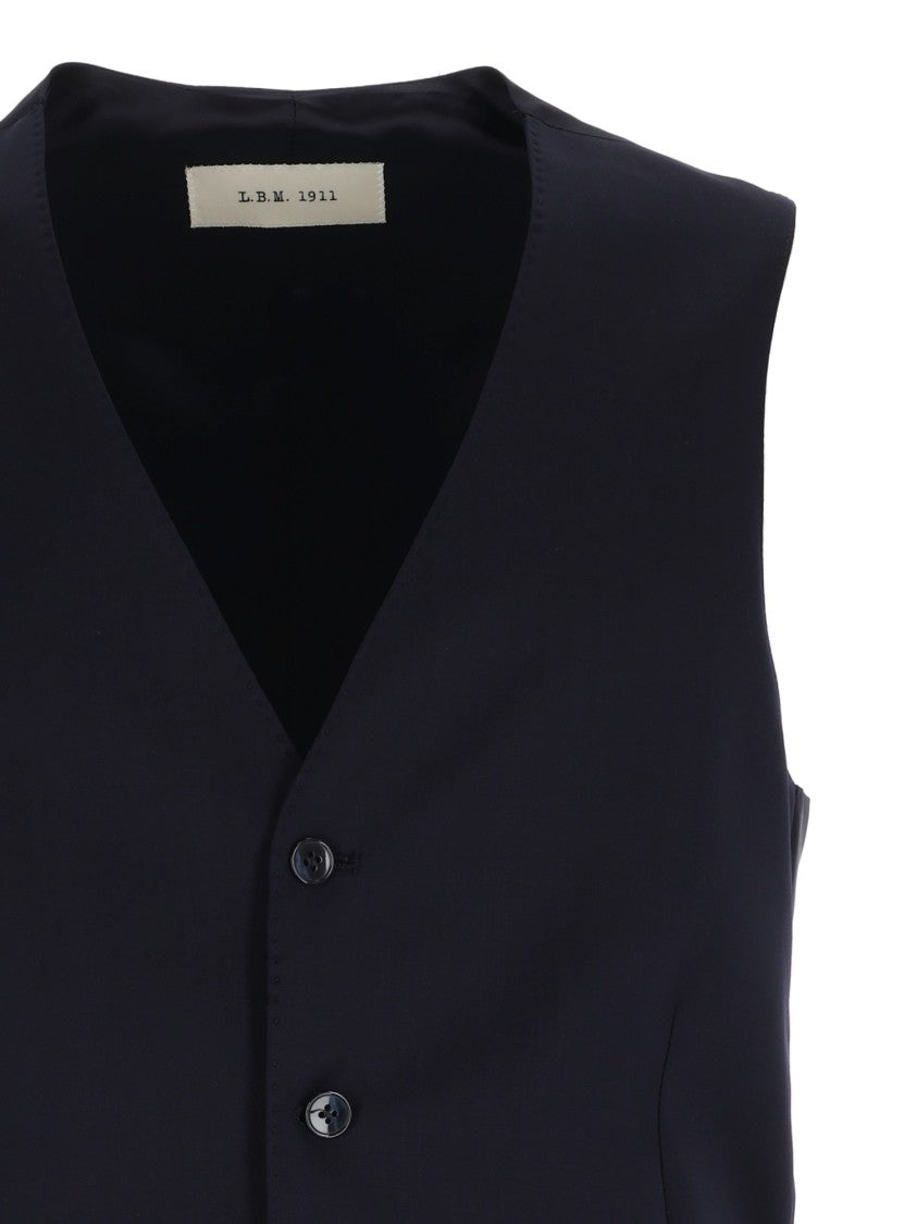 L.B.M. 1911 Blue Tailored Tailored Vest
