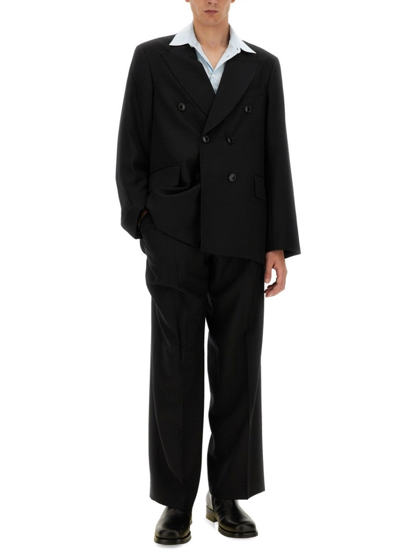 Our Legacy Straight-Leg Black Wool Trousers With Tailored Fit