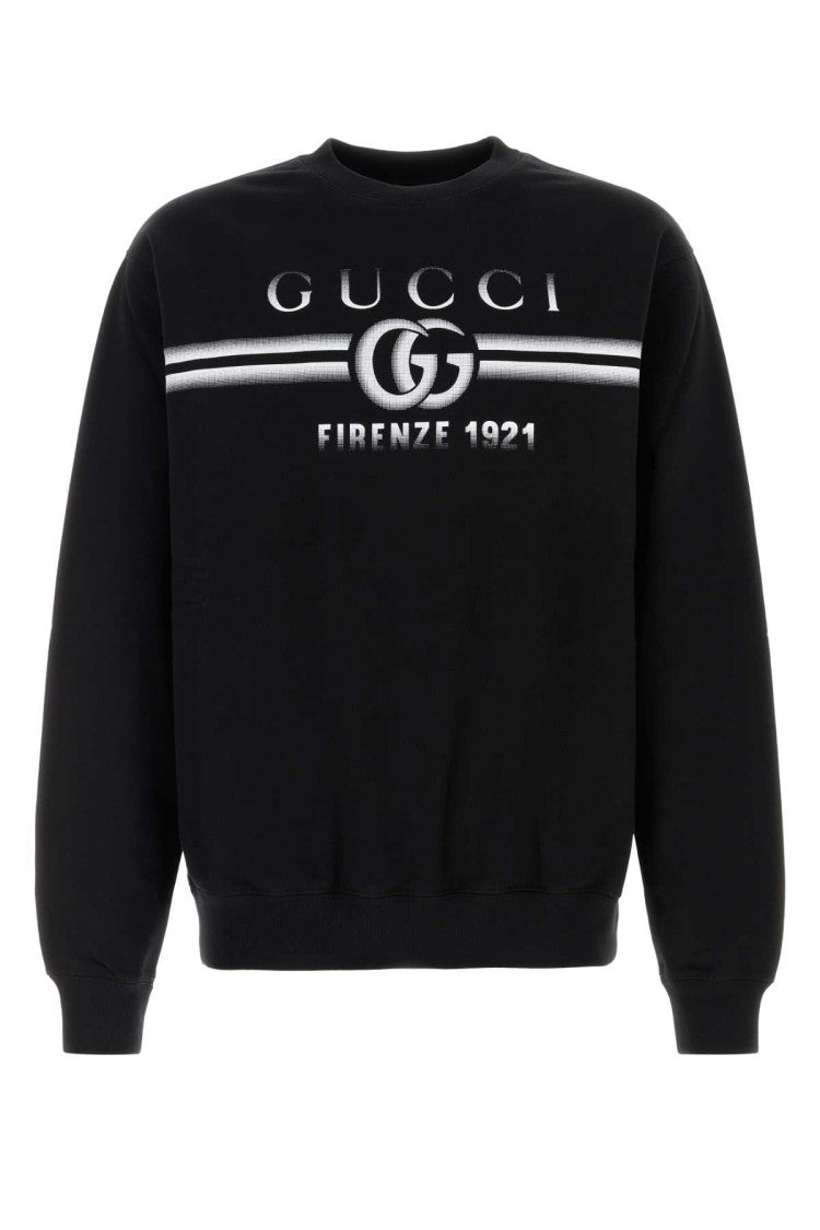 Gucci Black Cotton Sweatshirt