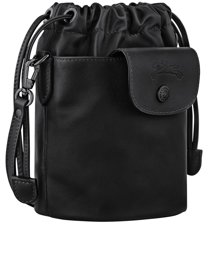 Longchamp Black Le Pliage Xtra Drawstring Crossbody Bag