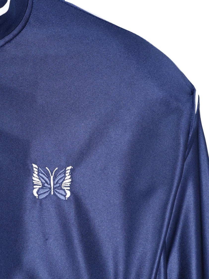 Needles Navy High Collar Butterfly Track Jacket