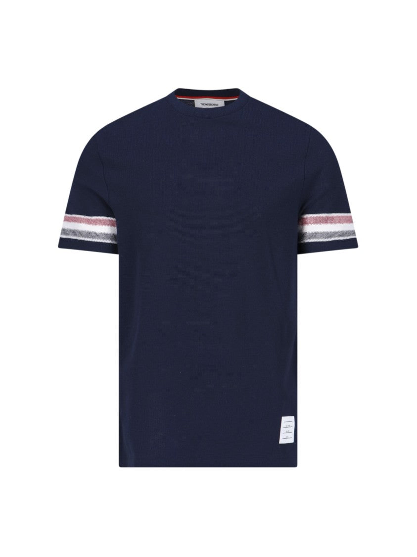 Thom Browne "Textured" T-Shirt – Blue