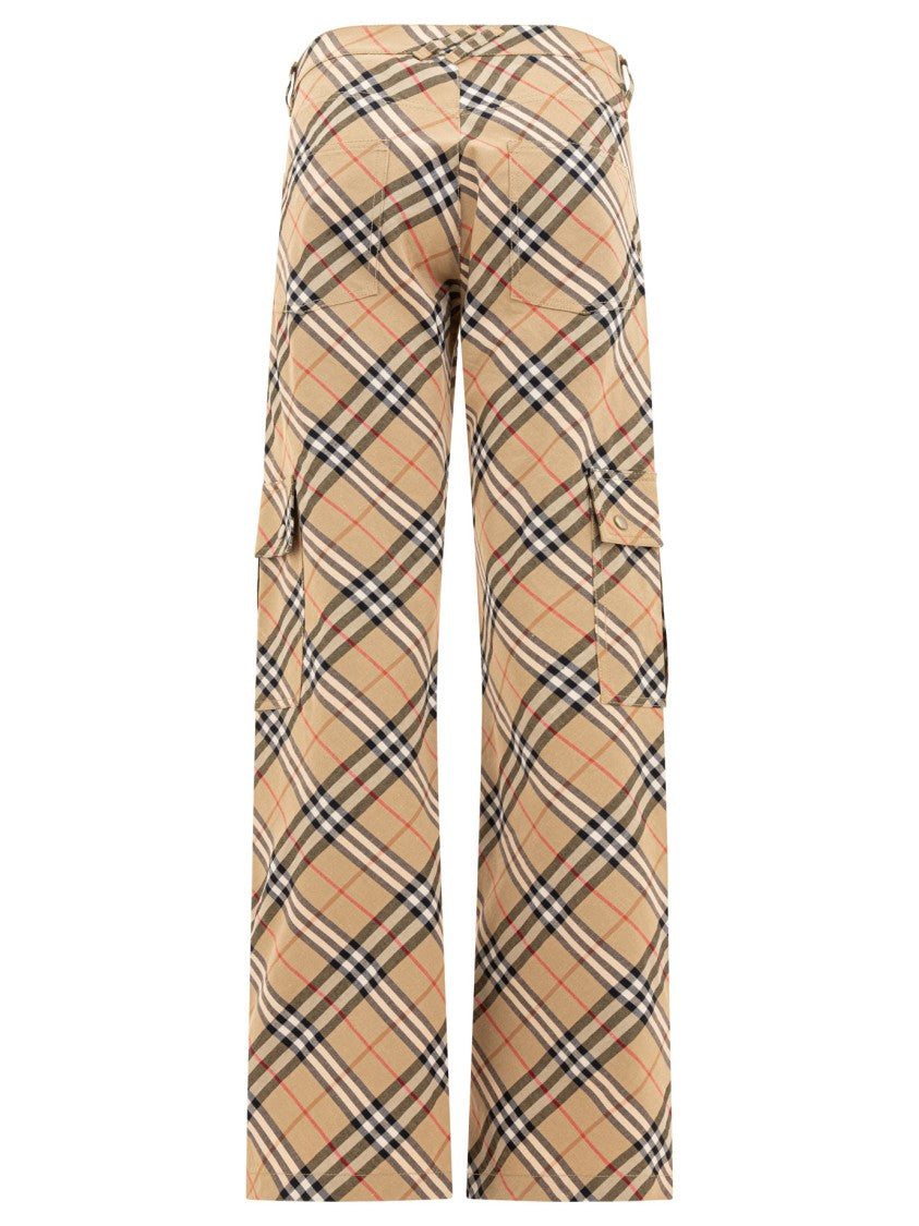 Burberry "Check" Cargo Trousers