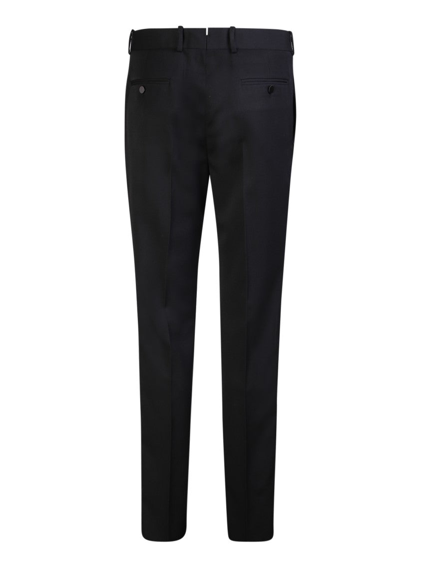 Alexander Mcqueen Black Tailored Trousers