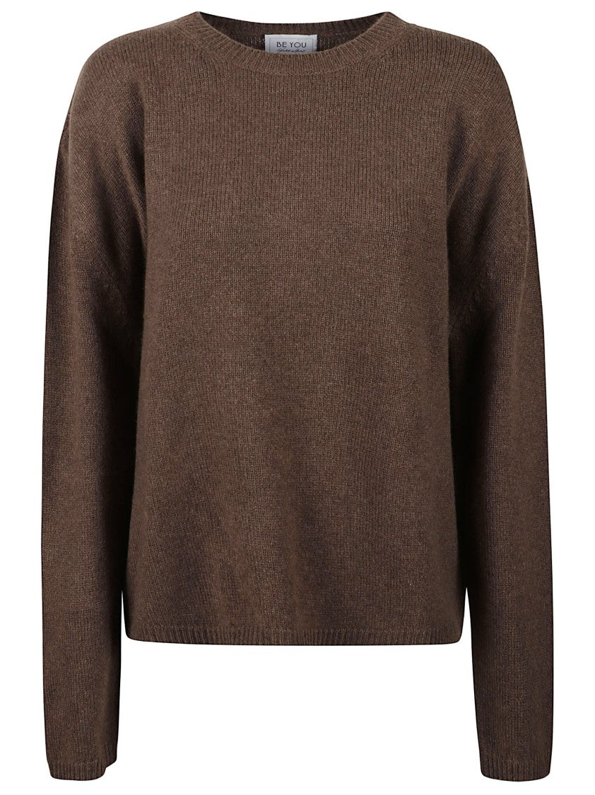 Be You Relaxed-Fit Knit Sweater With Ribbed Details