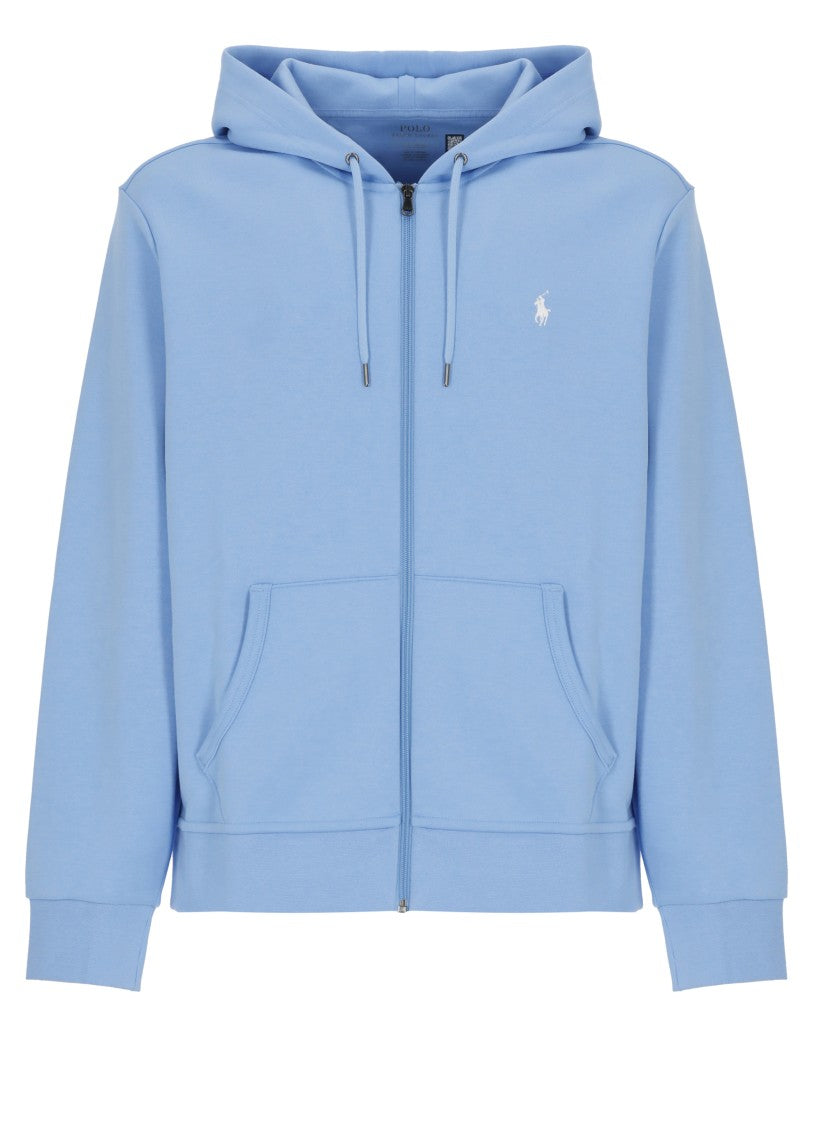 Polo Ralph Lauren Light Blue Pony Cotton Hoodie