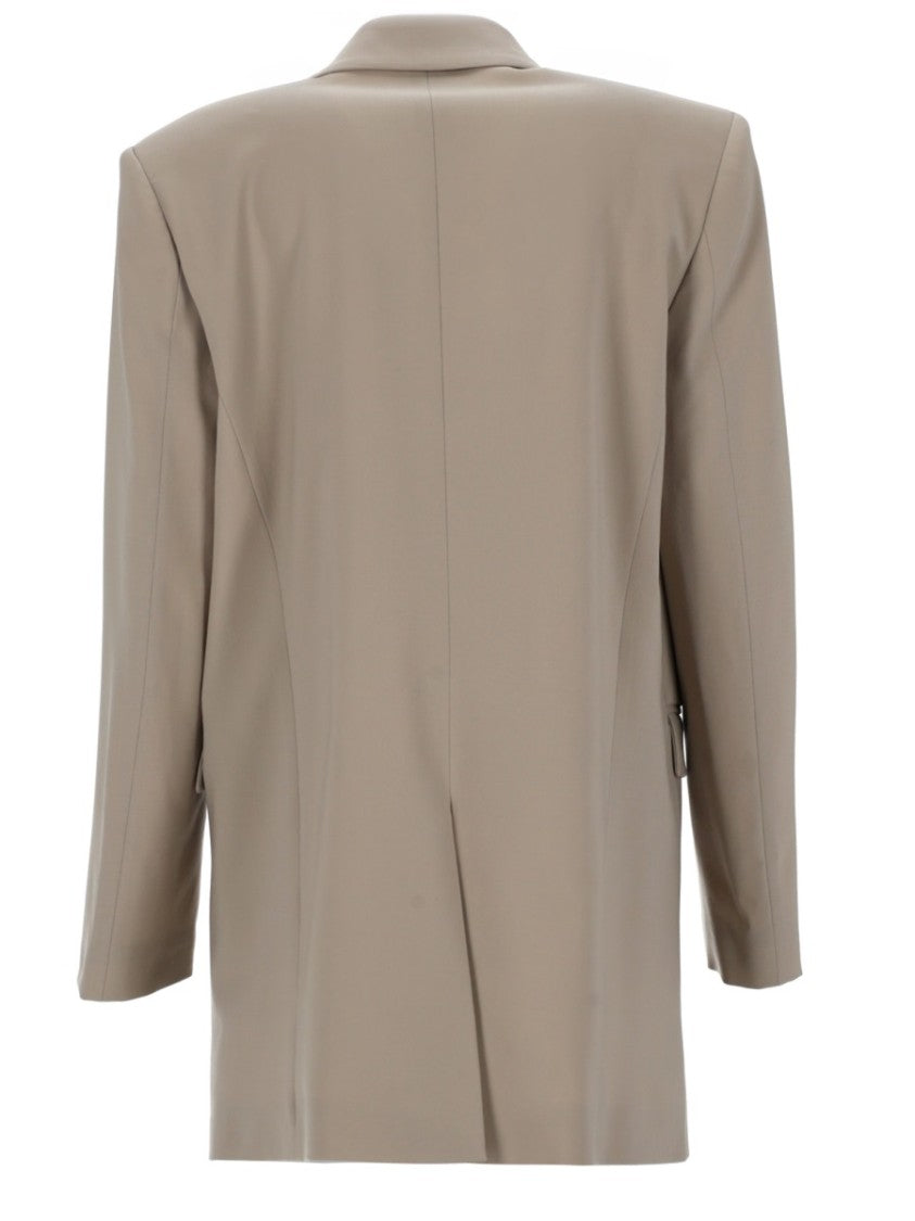 Pt Torino Victoria Virgin Wool Tailored Blazer