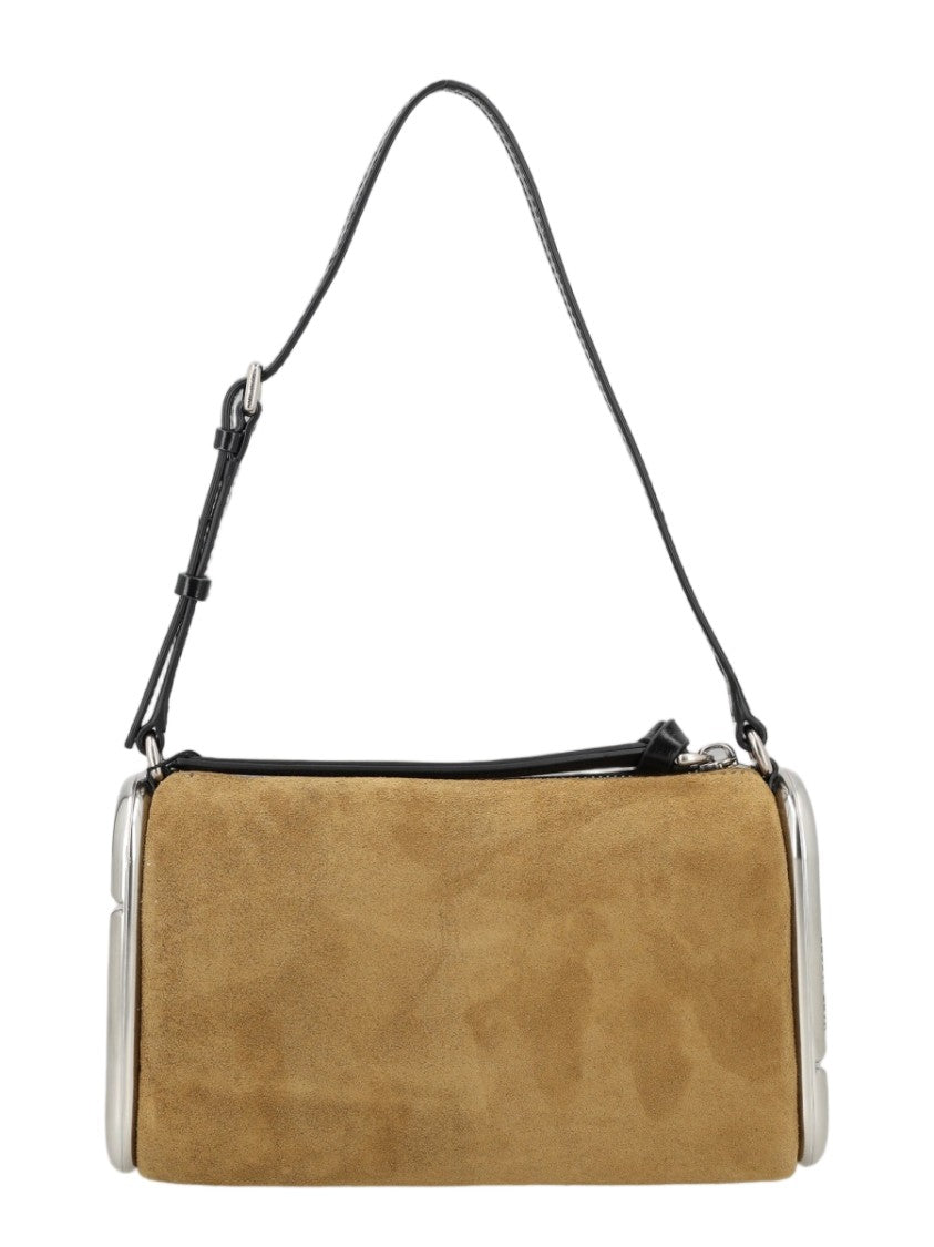 Marc Jacobs Multicolor Embossed Logo Suede-Like Shoulder Bag