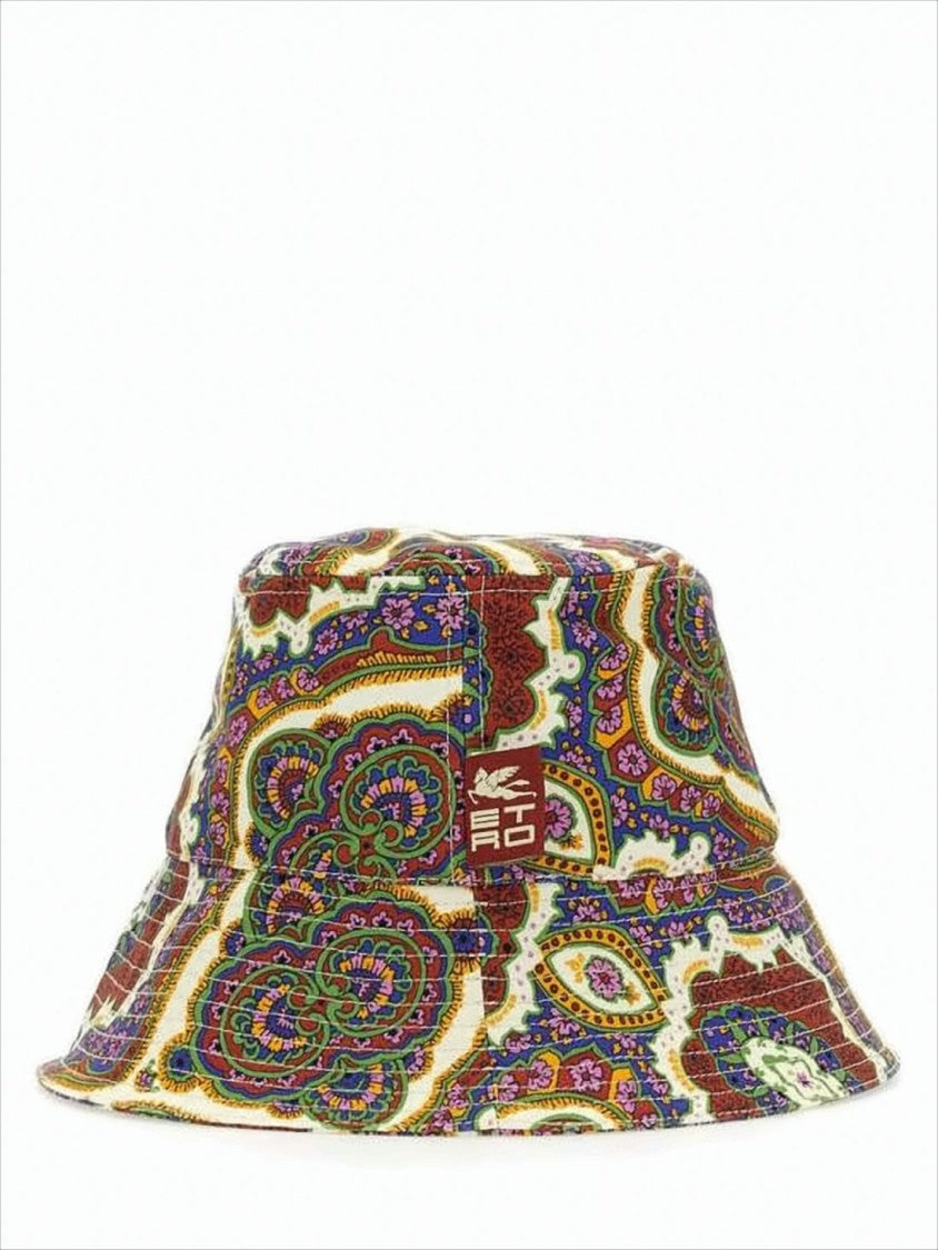 Etro Paisley Bucket Hat With Floral Motifs