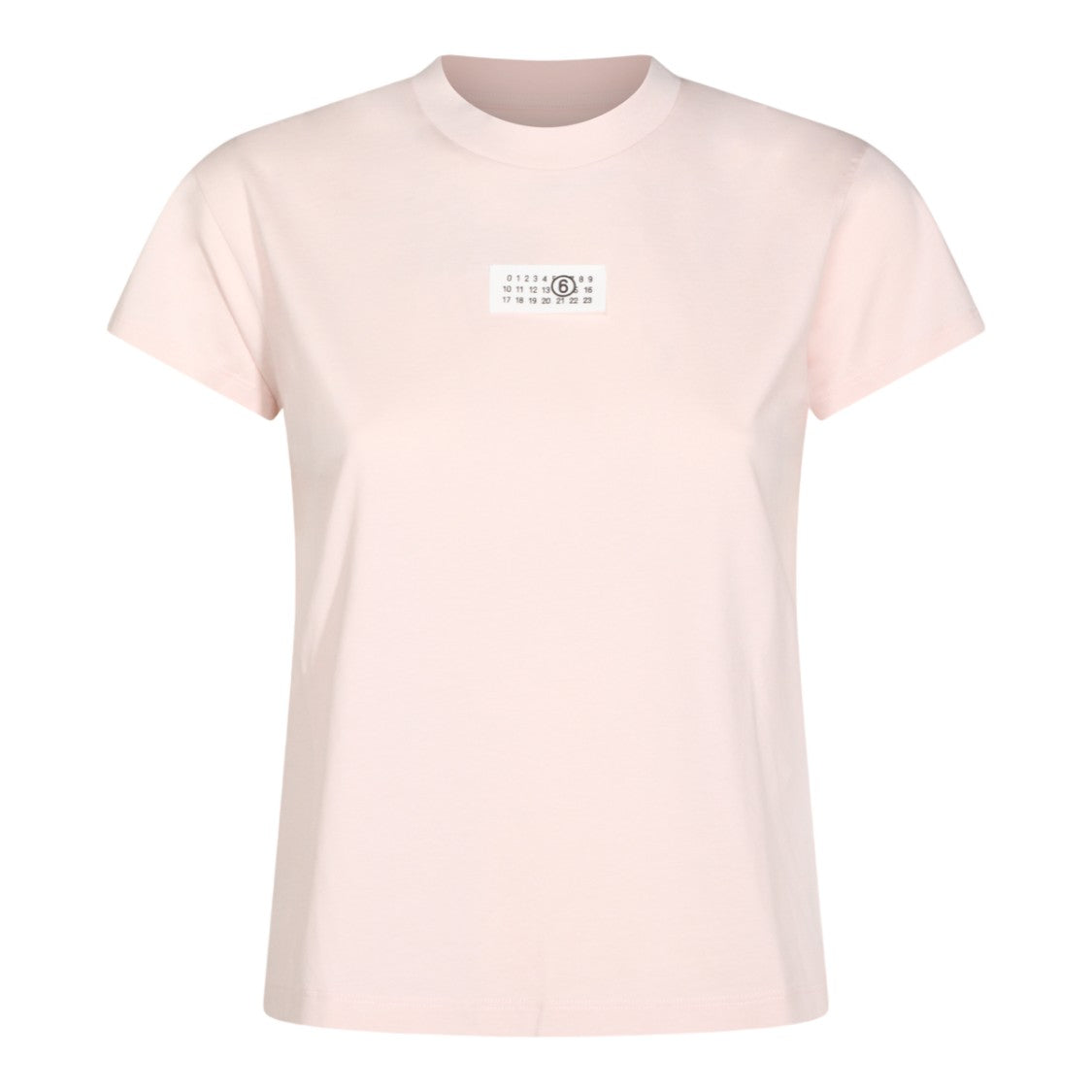 Mm6 By Maison Margiela Short-Sleeve Soft Pink T-Shirt