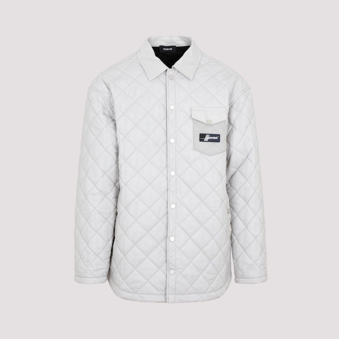 Egonlab Grey Quilted Shirt