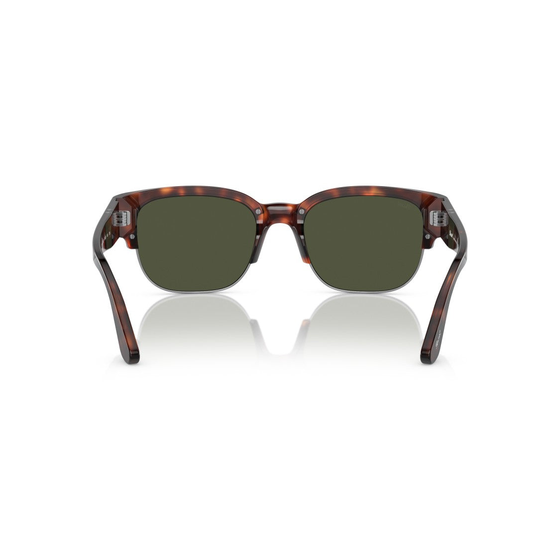 Persol 0Po3319s Tortoiseshell Square Frame Sunglasses With Silver Arrow Detail