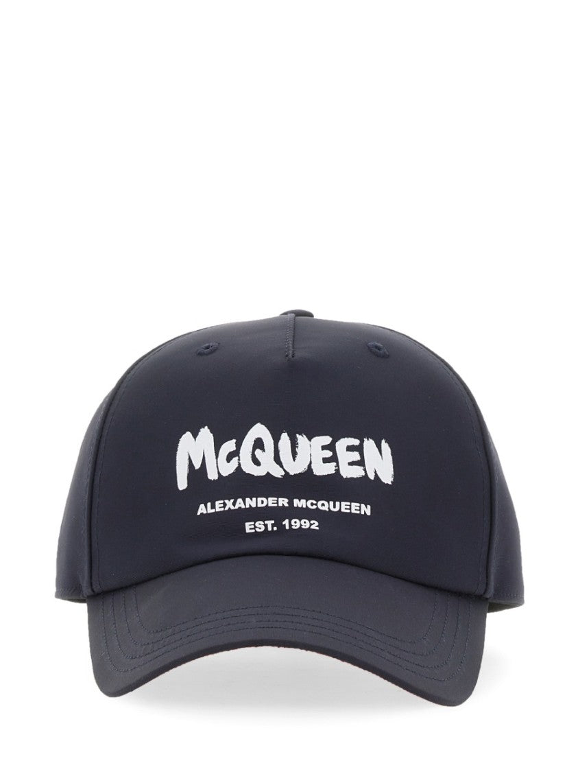 Alexander Mcqueen Graffiti Logo Hat