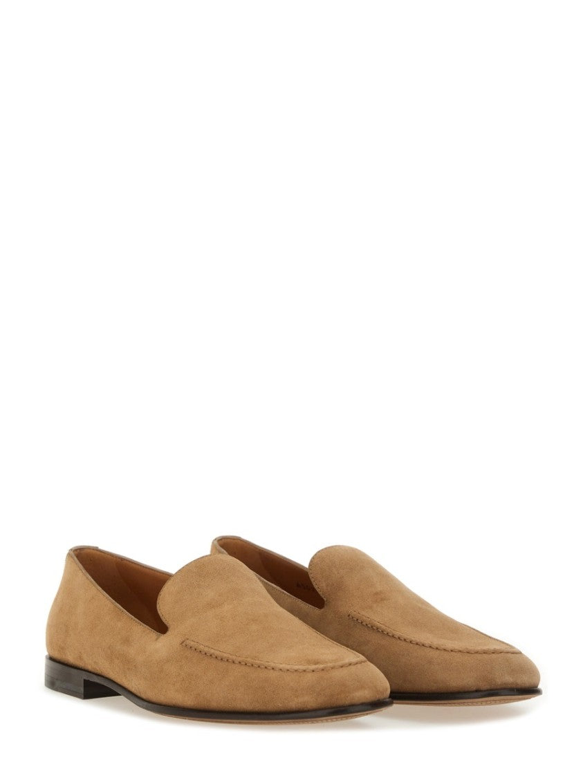 Dolce & Gabbana Brown Leather Crust Slipper