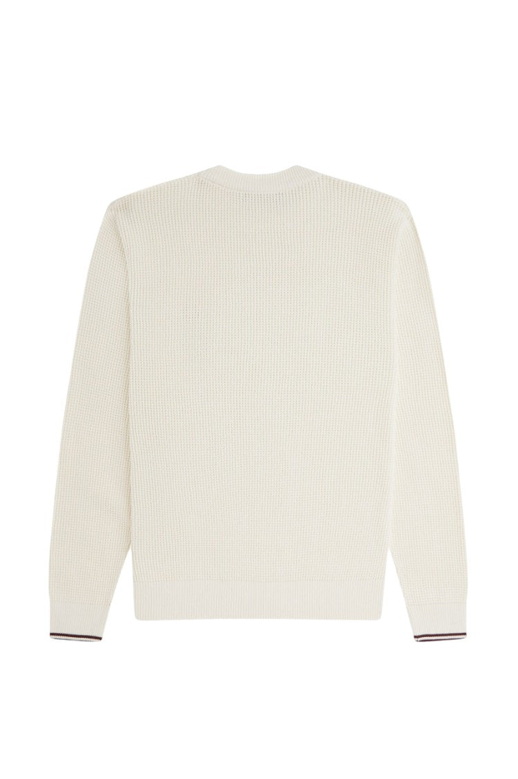 Fred Perry Lightweight Embossed Knit Sweater