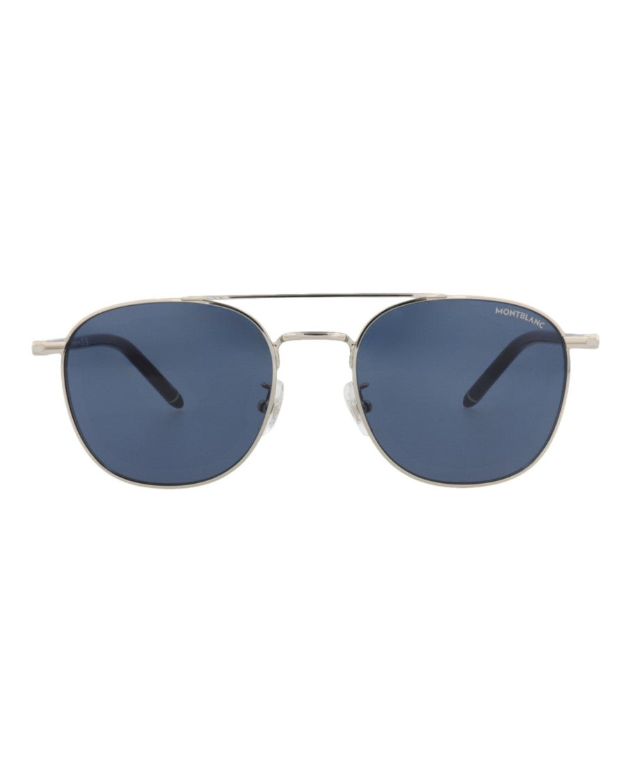Montblanc Aviator-Frame Metal Sunglasses