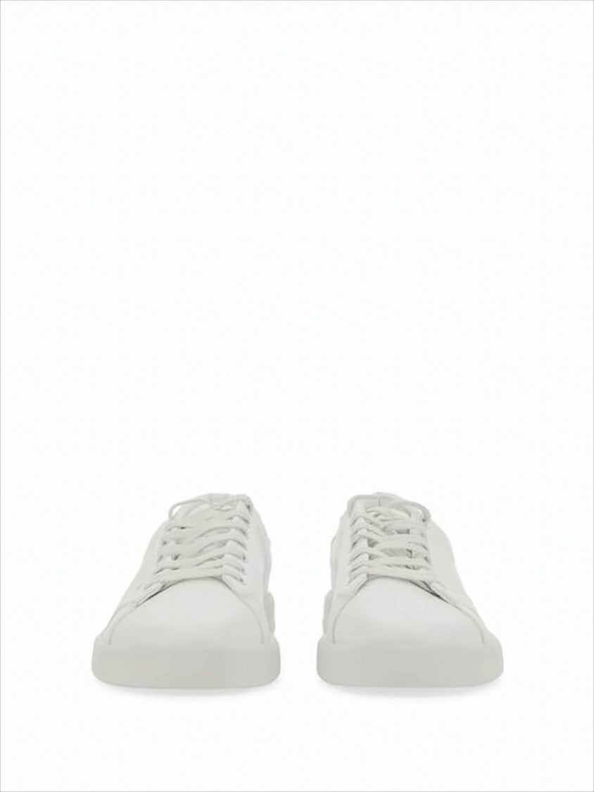 Golden Goose White Low-Top Sneakers With Lace-Up Front