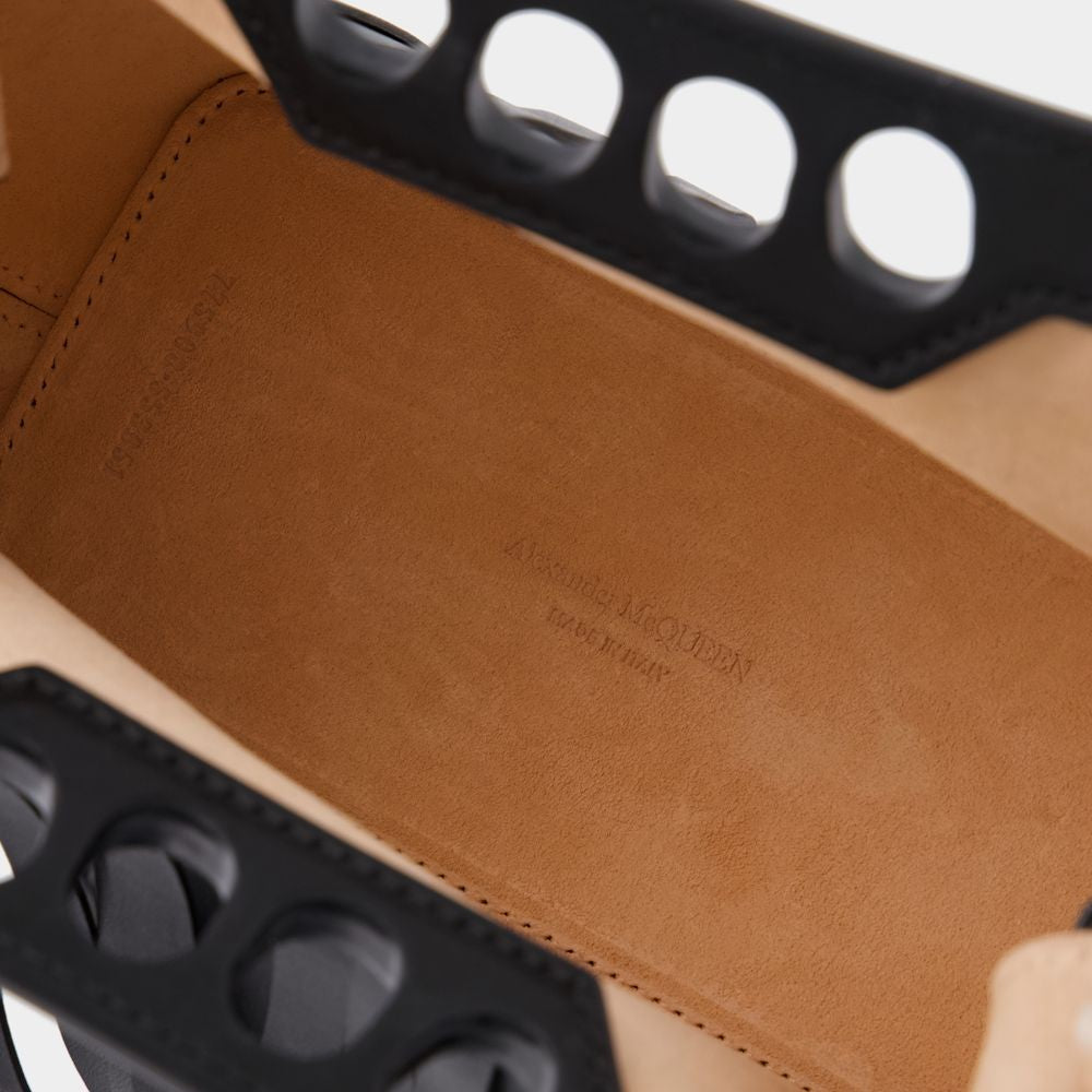 Alexander Mcqueen The Mini Peak Crossbody - Leather - Black