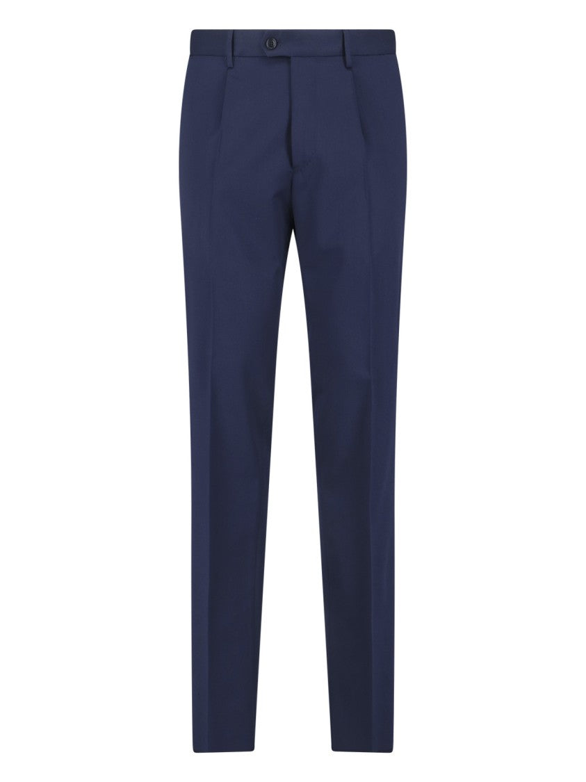 Tagliatore Tailored Black Dress With Notched Lapel