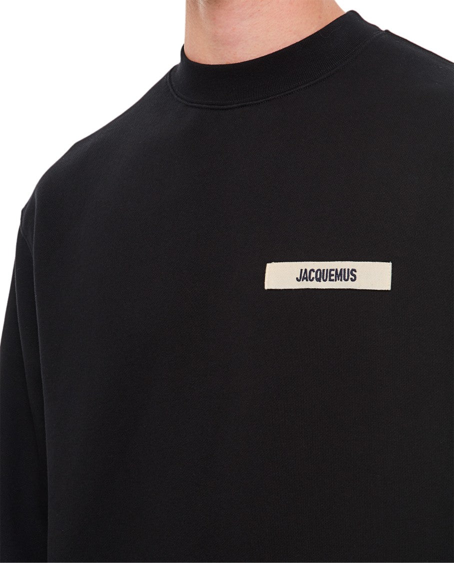 Jacquemus Black Le Gros Grain Crewneck Sweatshirt