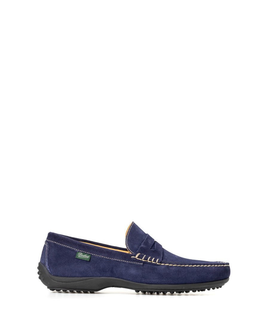 Paraboot Moccasin-Style Sneakers With Pebbled Rubber Sole