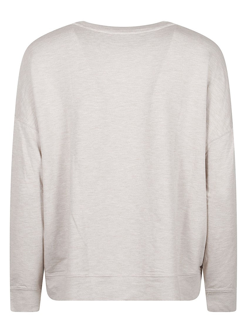 Majestic Filatures Relaxed Fit Cropped Sweatshirt