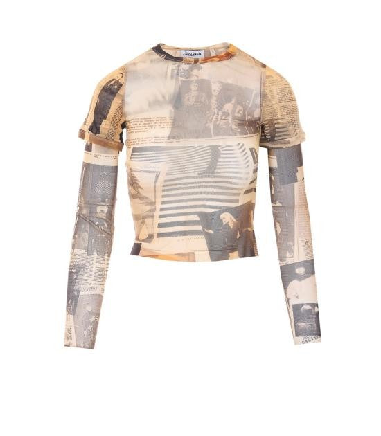 Thom Browne Light Blue Short-Sleeve T-Shirt With Classic Crew Neckline